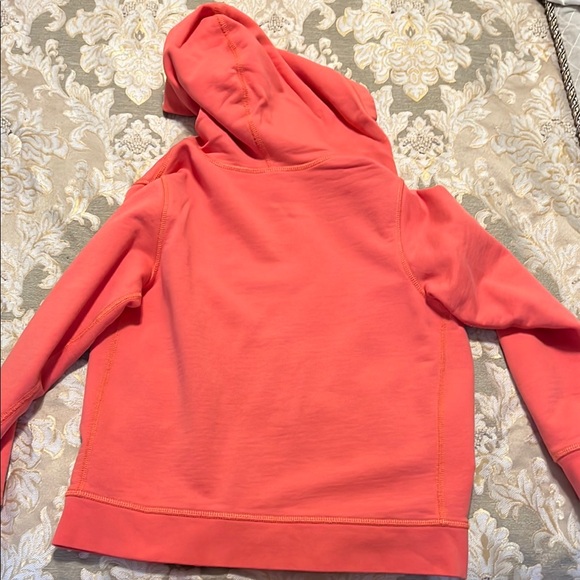 Hanna Andersson Vibrant Orange boys French terry zip up Hoodie - Picture 2 of 3